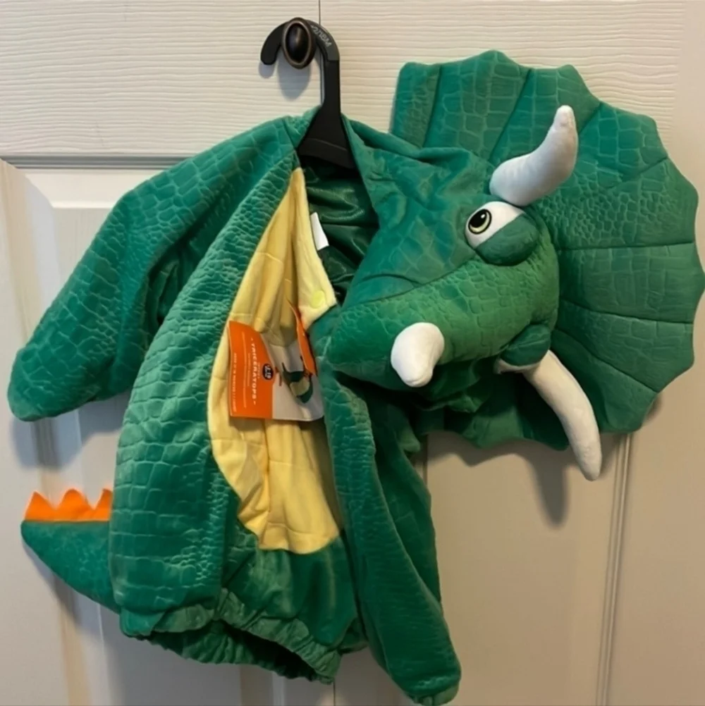 NWT Hyde and Eek Triceratops Dinosaur Halloween Costume Cosplay Infant Baby New